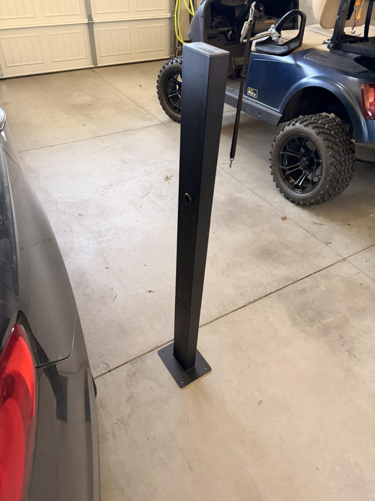 Outdoor EV Charger Pedestal for Tesla & J1772 Charger, Heavy Duty, Corrosion Resistant, Stable, Compact, Easy to Install customer photo 2