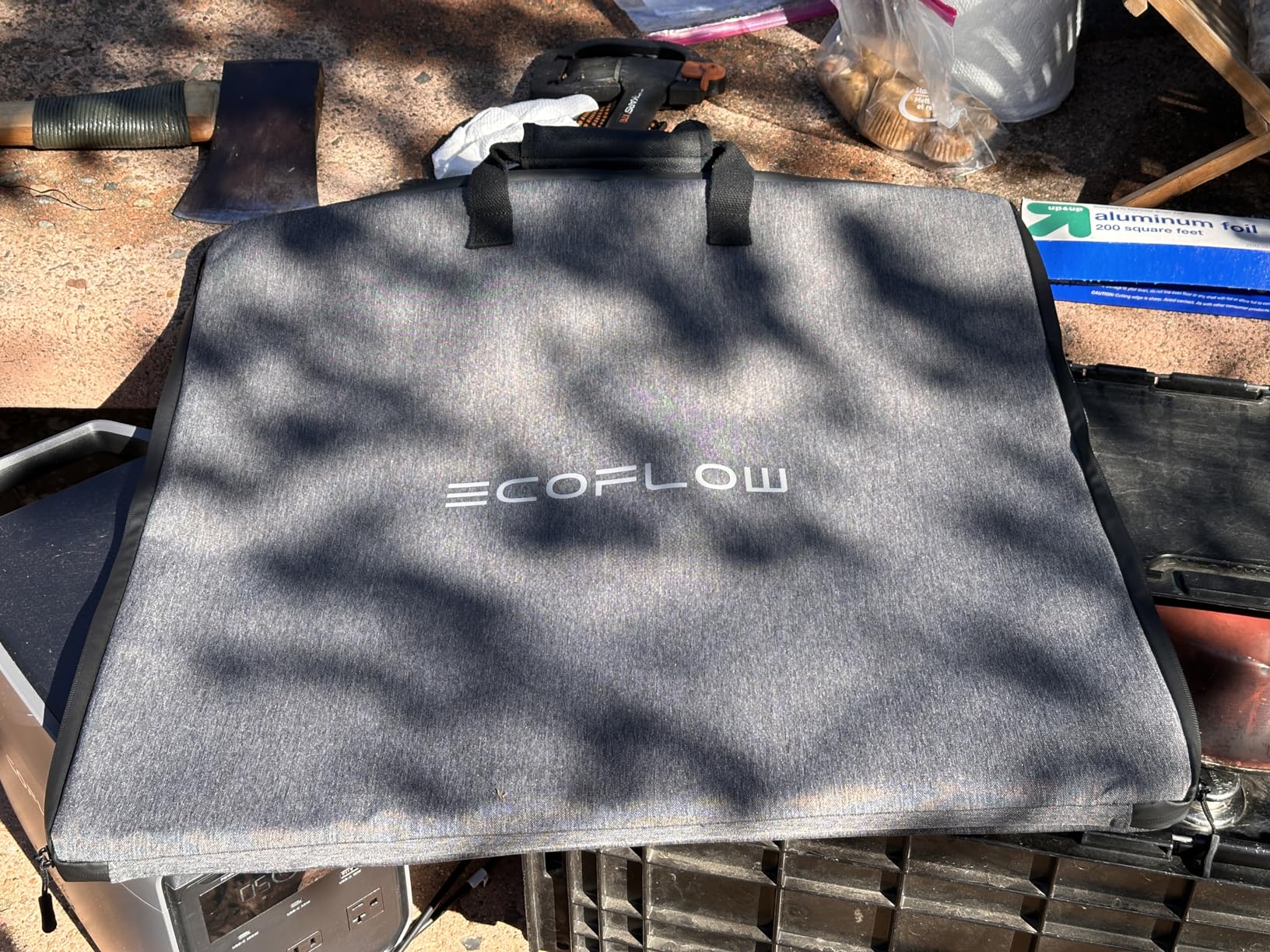 EF ECOFLOW Solar Generator DELTA 3 Classic with 220W Solar Panel, 1024Wh LiFePO4 Battery Portable Power Station, 1800W AC/100W USB-C Output, 1 Hr Fast Charge for Home, Camping, RV customer photo 1
