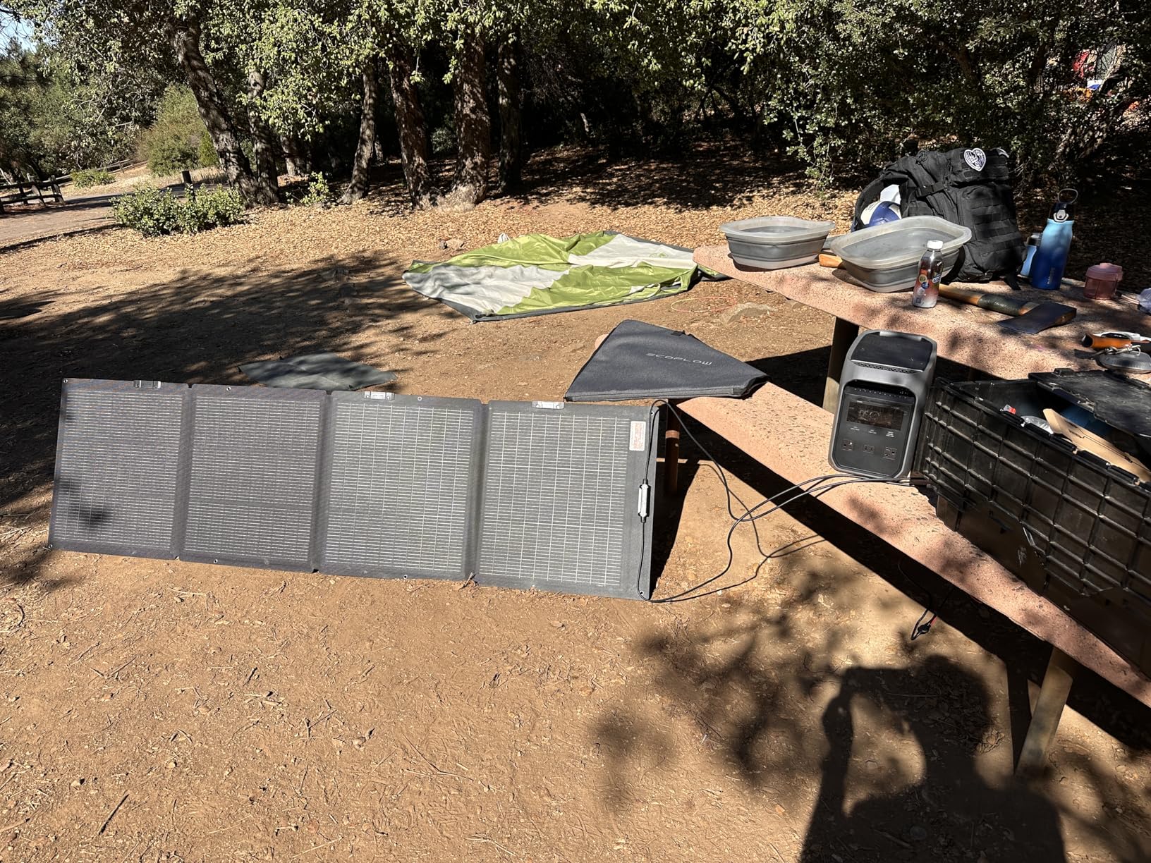 EF ECOFLOW Solar Generator DELTA 3 Classic with 220W Solar Panel, 1024Wh LiFePO4 Battery Portable Power Station, 1800W AC/100W USB-C Output, 1 Hr Fast Charge for Home, Camping, RV customer photo 2