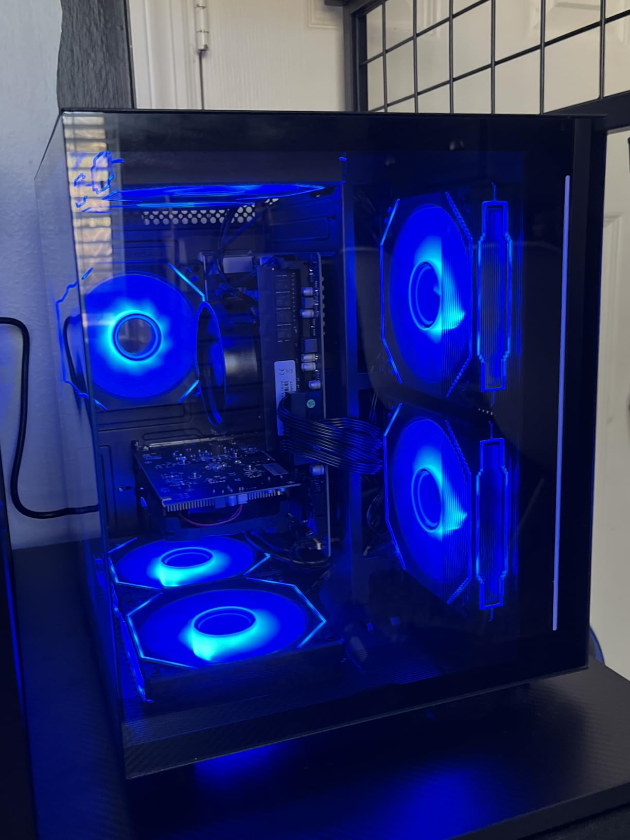 Prebuilt Gaming Desktop Computer | 16G Memory | 512G SSD | AMD Ryzen5 5600GT | 6Core CPU Integration Radeon Vega Graphics | Wi-Fi | Gamer PC Black customer photo 1
