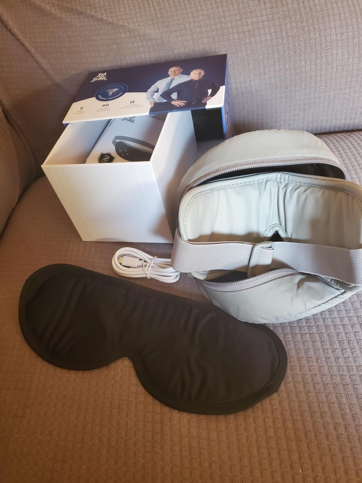 BOB AND BRAD Eye Massager with Heat and Cooling Voice Control, Fathers Day Dad Gifts for Men, FSA Eligible HSA, EyeOasis 3 Voice Temple Massage, Heated Eye Massager for Migraines & Dry Eyes Relief customer photo 1