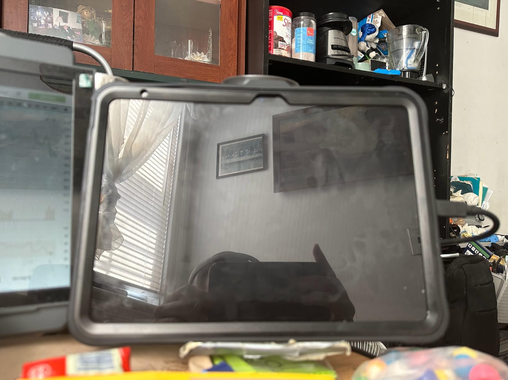 ZOEGAA 4-way 360° Privacy Screen For 14 Inch 16:10 Laptop That Screen Size is 11.9 in Wide and 7.4 in High. Removable Privacy Screen For Laptop Monitor, Anti Glare And Blue Light, Compatible With HP Dell Lenovo Asus Samsung Acer Thinkpad customer photo 1