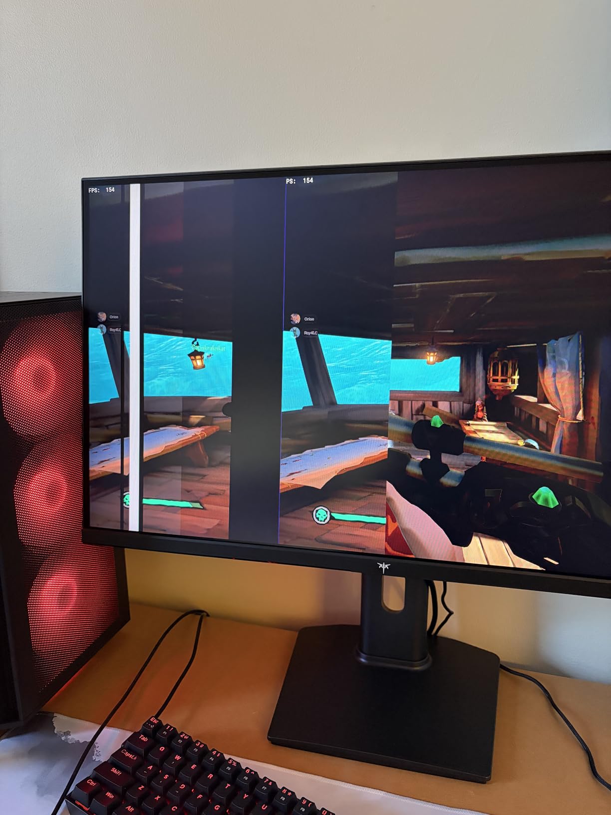 KTC 24.5 Inch 240Hz Gaming Monitor, FHD 1080p Fast IPS Computer Monitor, 1ms with Adaptive-Sync, HDR400, HDMI x2, DPx1, VESA Mount, Tilt/Pivot/Height Adjustment, H25T7-3 customer photo 2