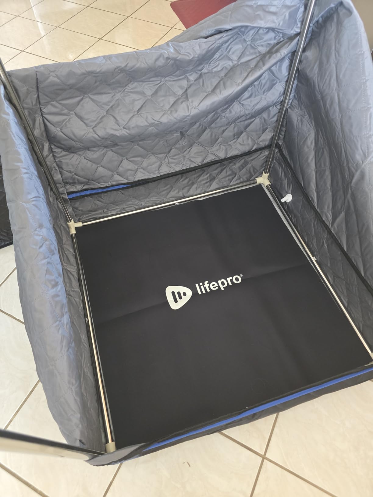 LifePro Revivify Deluxe Portable Sauna for Home with Red Light Therapy - Easy-to-Use Portable Infrared Sauna - 2.6L Steamer & 6 Essential Oils customer photo 2