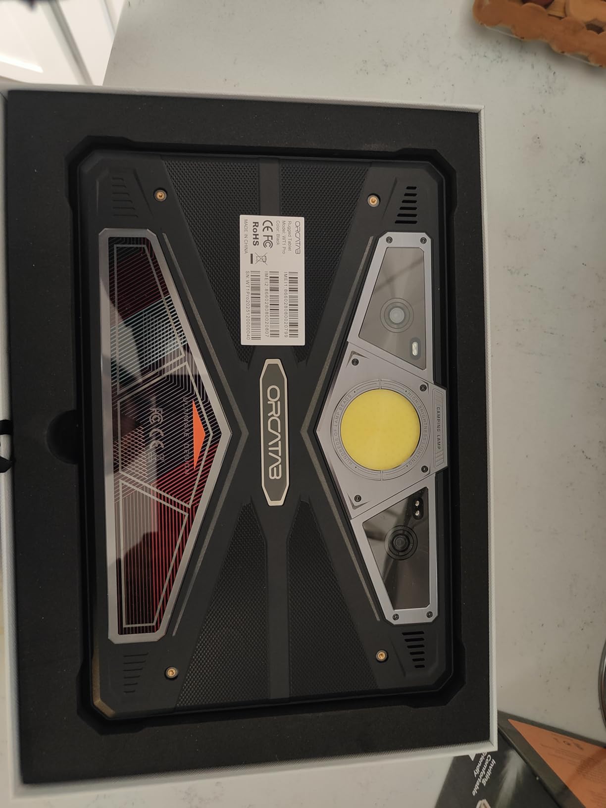WT1 Pro 2026 5G Rugged Tablet Android 15, 2K 11 inch 120Hz 33W 20080mAh Waterproof Tablet, 32GB+256GB/2TB Outdoor Tablets, 64MP+16MP+20MP Gemini AI, IP68, 5G LTE WiFi, GPS, Camping Lantern customer photo 1