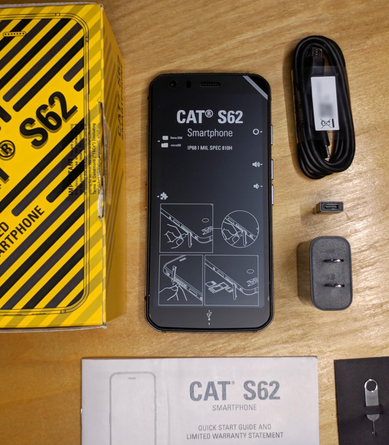 CAT S62 Unlocked Rugged Cell Phone (128GB, 4GB) 5.7