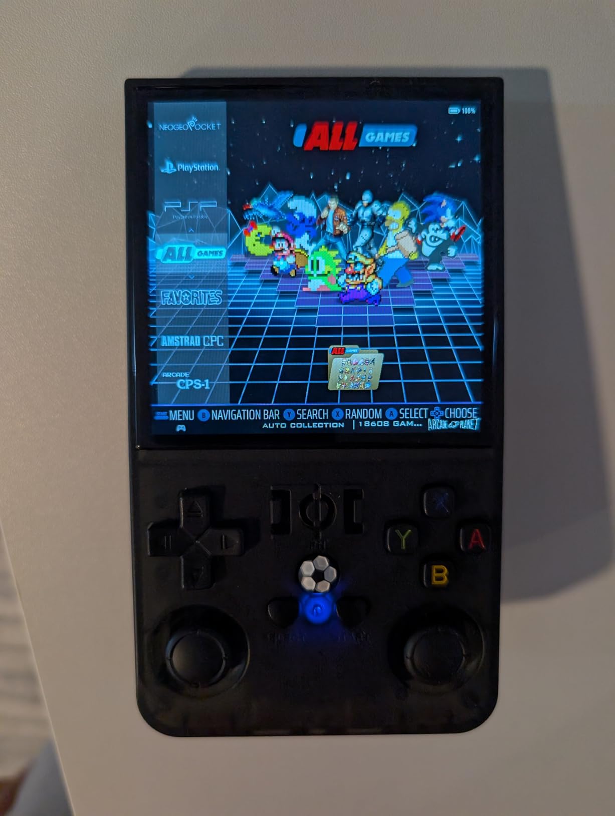 R36MAX Retro Handheld Gaming Console, Built-in 22,000+ Classic Games, Open Source Linux System, Portable Game Emulator Console, 4.0-Inch 4K HD IPS Screen Video Player, 4000mAh Battery (Black 128GB) customer photo 1