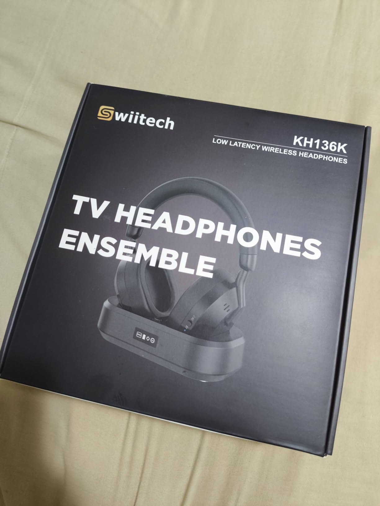 Wireless Headphones for TV with LED Display, TV Headphones Wireless for Seniors with Transmitter Charging Base, No Audio Delay Bluetooth V5.3, Plug and Play, Gift for Hearing Impaired customer photo 2