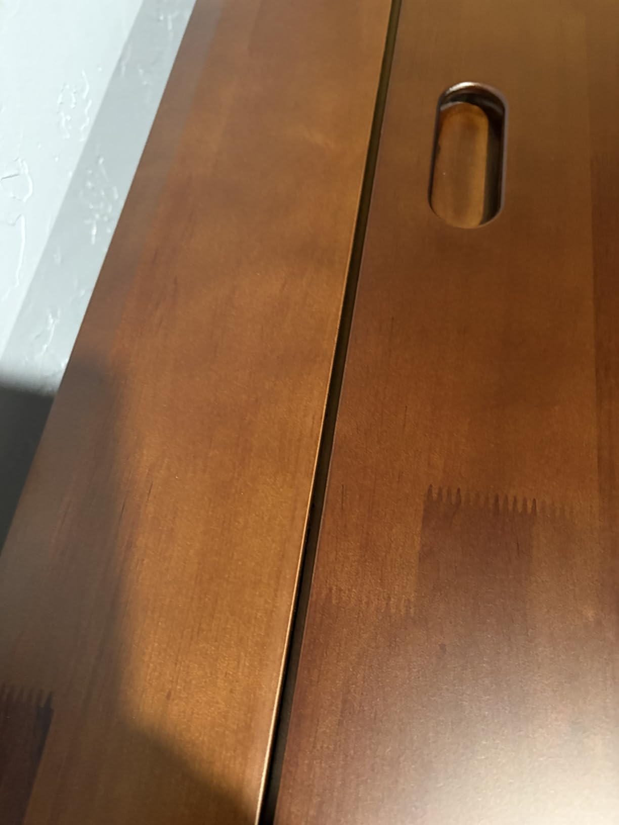 Solid Wood Board Game Table for 4-6 Players, Dining & Gaming Table with 57.5