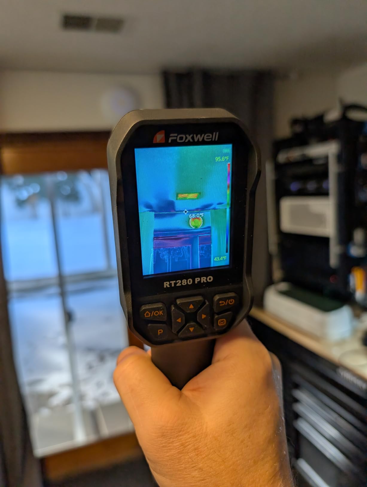 FOXWELL RT280 PRO Thermal Camera 640x480, 512x384 TISR, Dual-Camera with 2MP Visual, 32GB customer photo 1