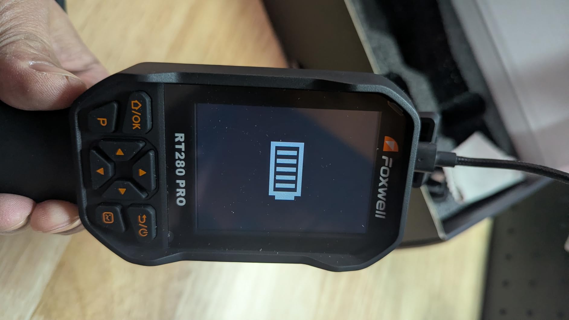 FOXWELL RT280 PRO Thermal Camera 640x480, 512x384 TISR, Dual-Camera with 2MP Visual, 32GB customer photo 2