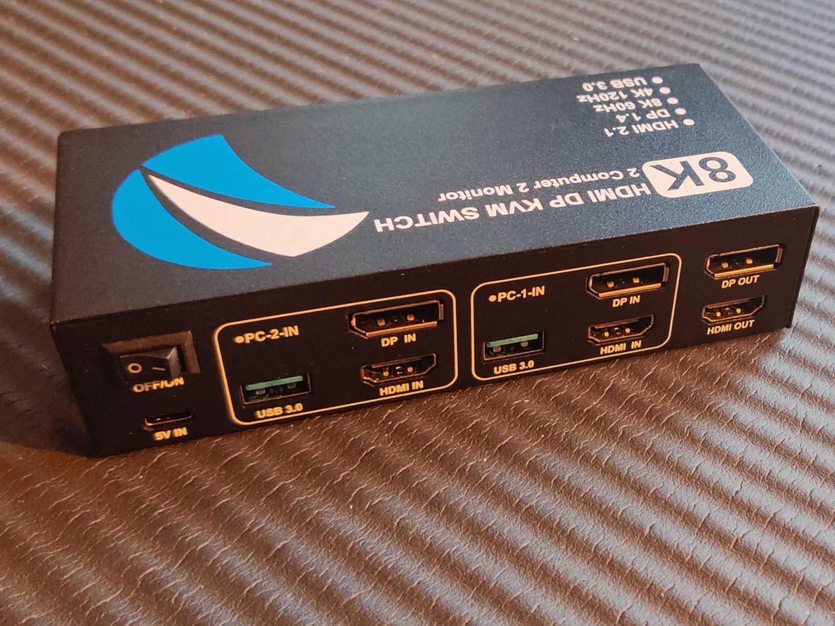8K@60Hz HDMI DisplayPort KVM Switch 2 Monitors 2 Computers, 4K@120Hz Dual Monitor KVM Switches HDMI DisplayPort for 2 Computers Share 2 Monitors and 4 USB Devices customer photo 2