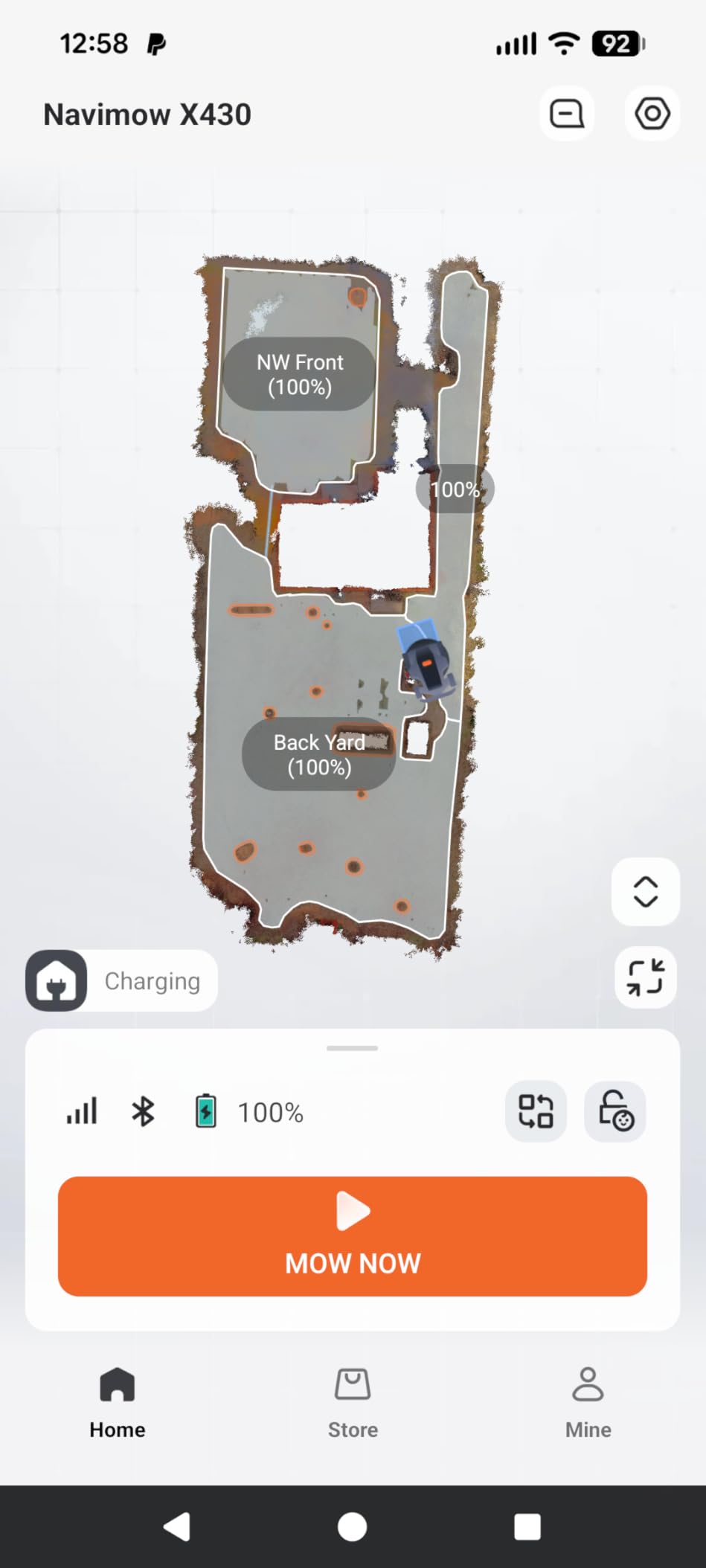 Segway Navimow X430 Robot Lawn Mower Wire Free, for up to 1 Acre, 4WD for 84% Slopes, Zero-Turn for Damage-Free Mowing, ORV-Tuned Lawnmower, MowMentum with 2x 180W Motors customer photo 2