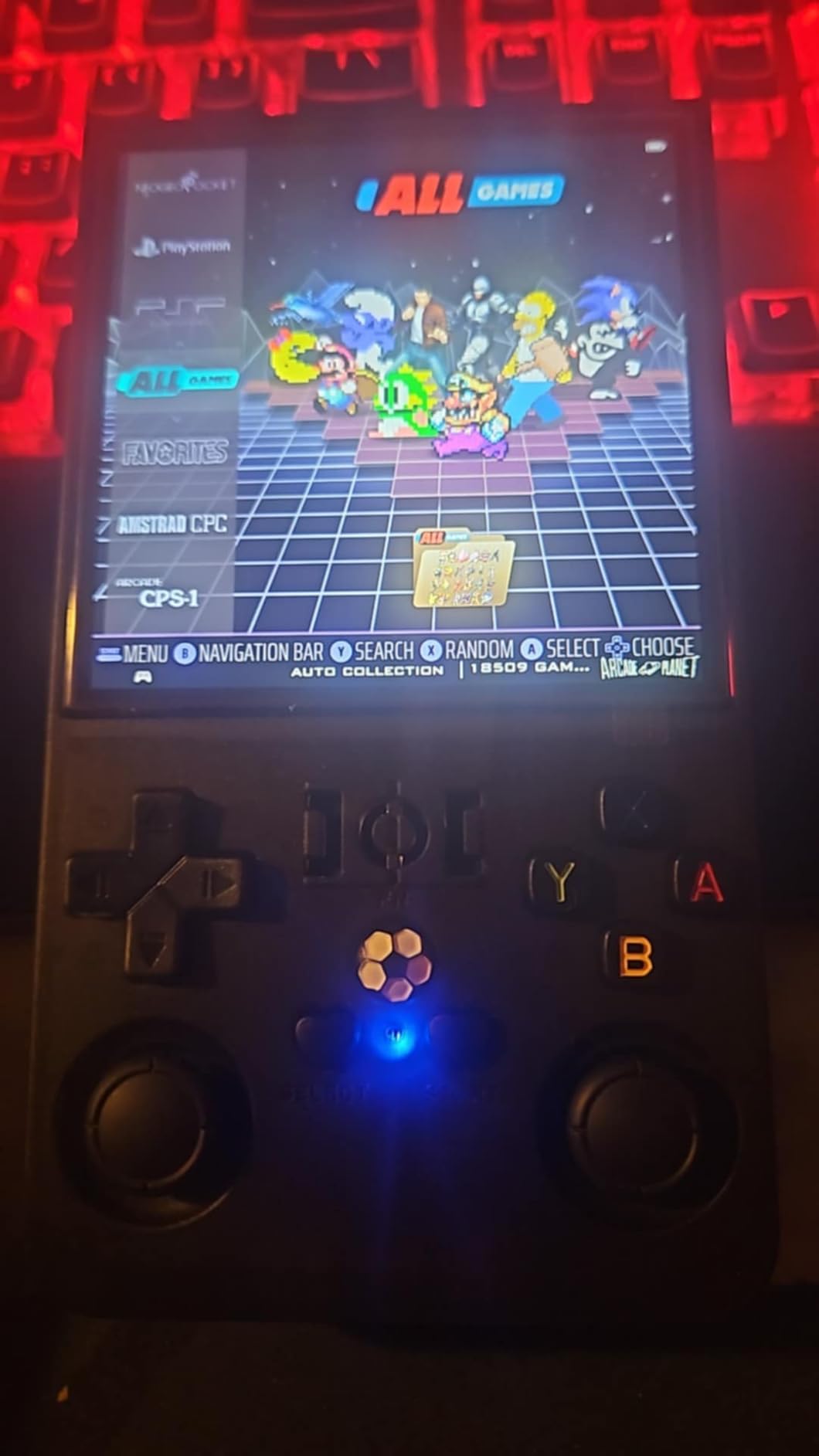 R36MAX Retro Handheld Game Console, 4.0 Inch Retro Gaming Console with 64GB Memory, Support 30+ Emulators, Open Source Linux System Hand Held Game Console, 4000mAh Battery (Black) customer photo 1