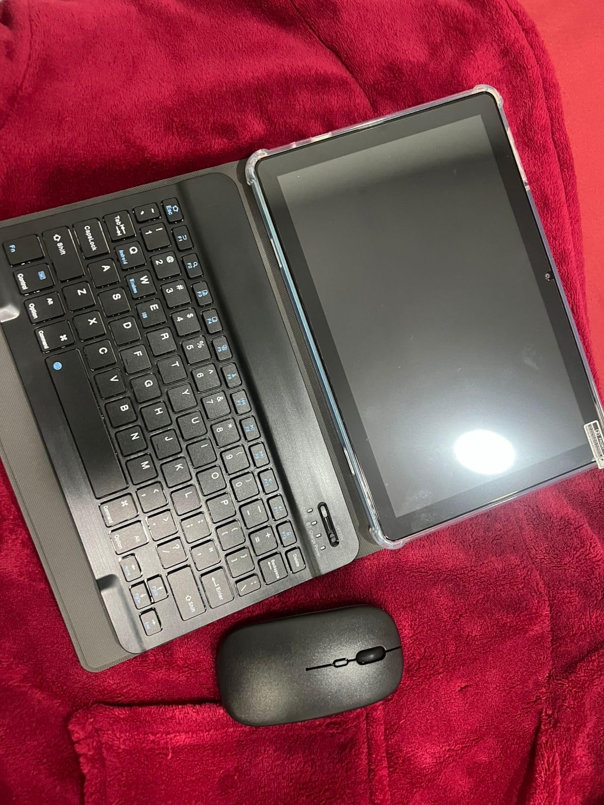 2026 Android tablet 10 inch, Android 15 Tablet with Keyboard, 24GB+256GB+2TB Expand, 2 in 1 Tablets with Gemini AI, 8-Core, 8000mAh, Widevine L1, GMS, Tablets PC with Case, Mouse, Stylus customer photo 1
