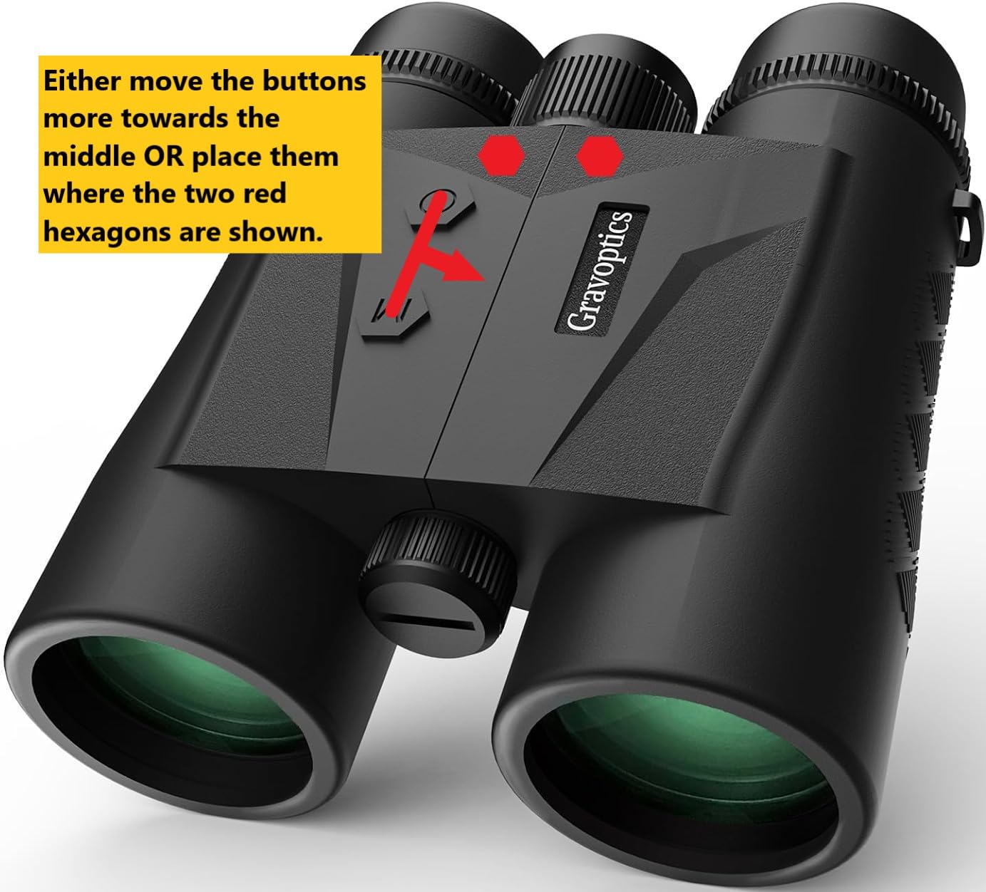 Rangefinder Binoculars for Hunting, 2624 Yard Long Range Laser Rangefinding 10x42 HD, Fast 0.15s IP65 Waterproof Accuracy ±0.5 Yard Range Finder Built in for Hunter/Shooting/Outdoor customer photo 1