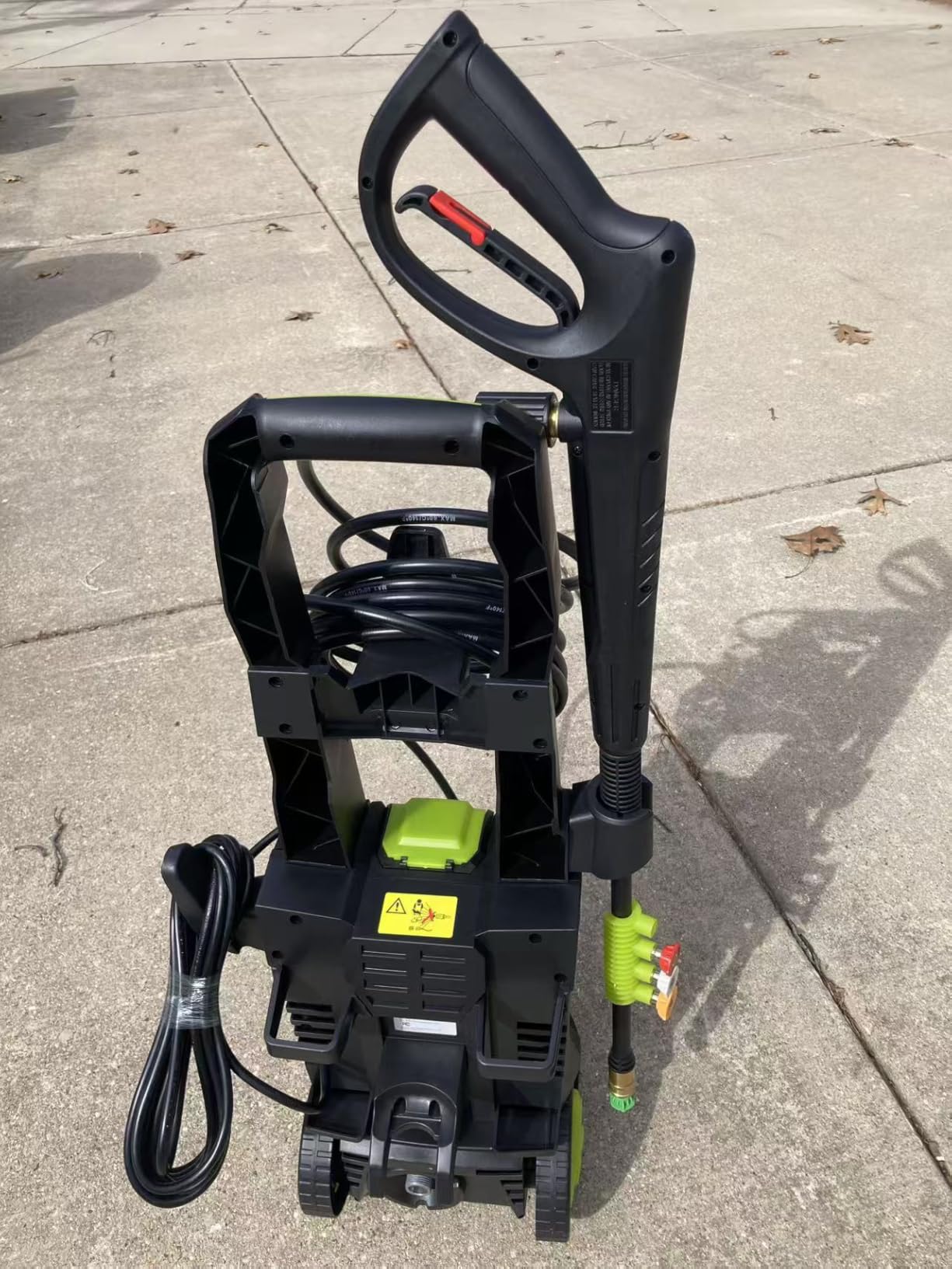 Pressure Washer, Power Washer with 4 Quick Connect Nozzles 1 Foam Cannon, High Pressure Cleaning Machine for Cars/Fences/Driveways/Patios/Farms/Home Cleaning customer photo 2