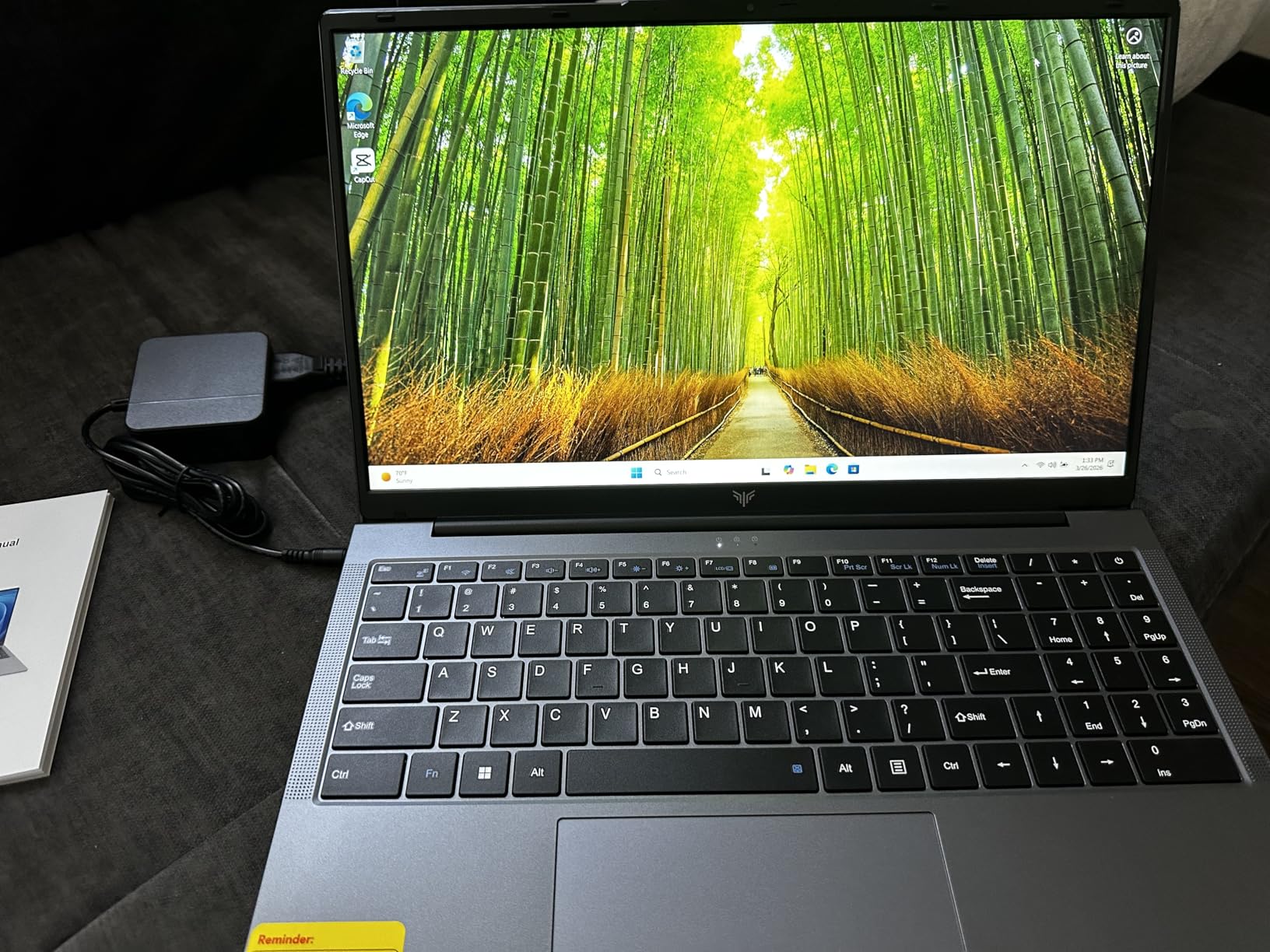 Light Gaming Laptop, 1TB NVMe SSD 16GB RAM Laptop Computer with AMD Ryzen 7 5825U (8C/16T, Up to 4.5GHz), 15.6inch Windows 11 Laptop, Radeon RX Vega 8 Graphics,WiFi 6 for Creative & Business customer photo 4