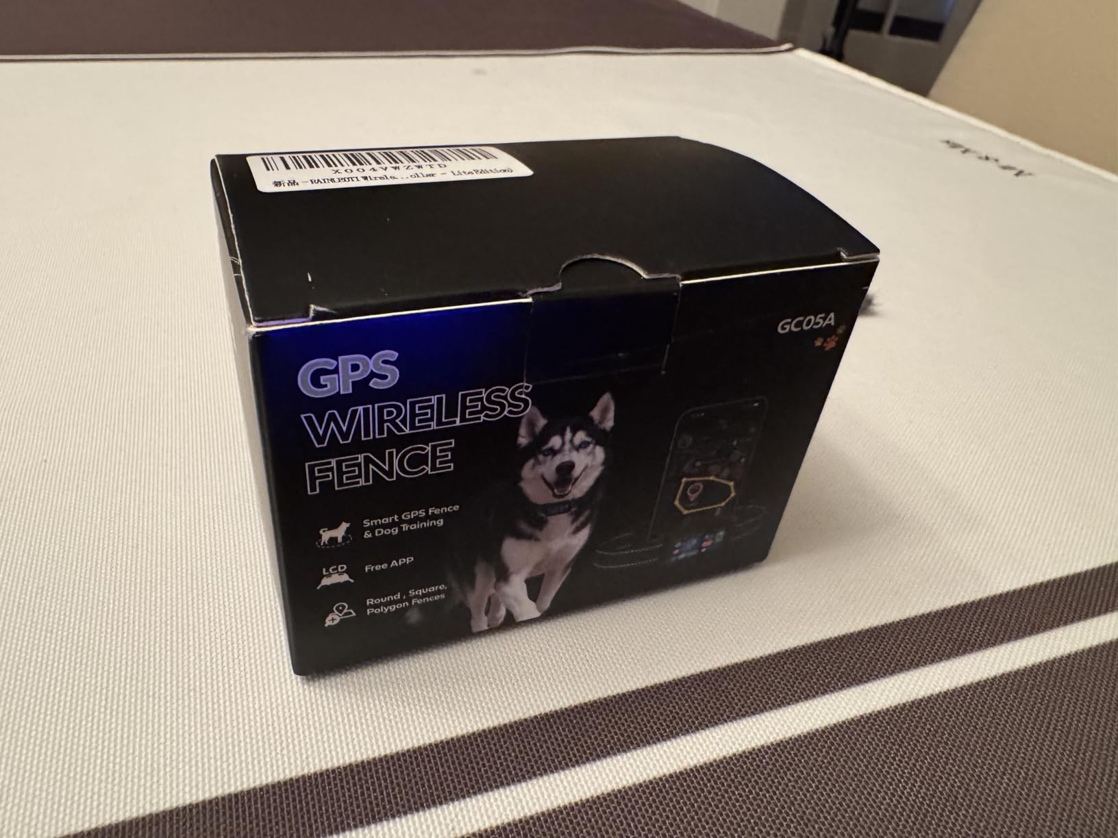 GPS Wireless Dog Fence - Free App Control, Custom GPS Boundary, Beep/Vibration/Static Modes, IP67 Waterproof, Long Battery Life, for Dogs 10-120 lbs, Black customer photo 2