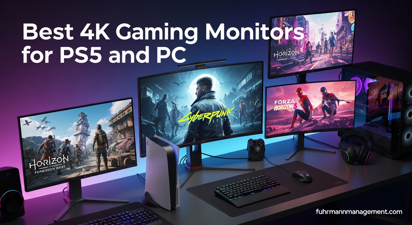 Best 4K Gaming Monitors for PS5 and PC