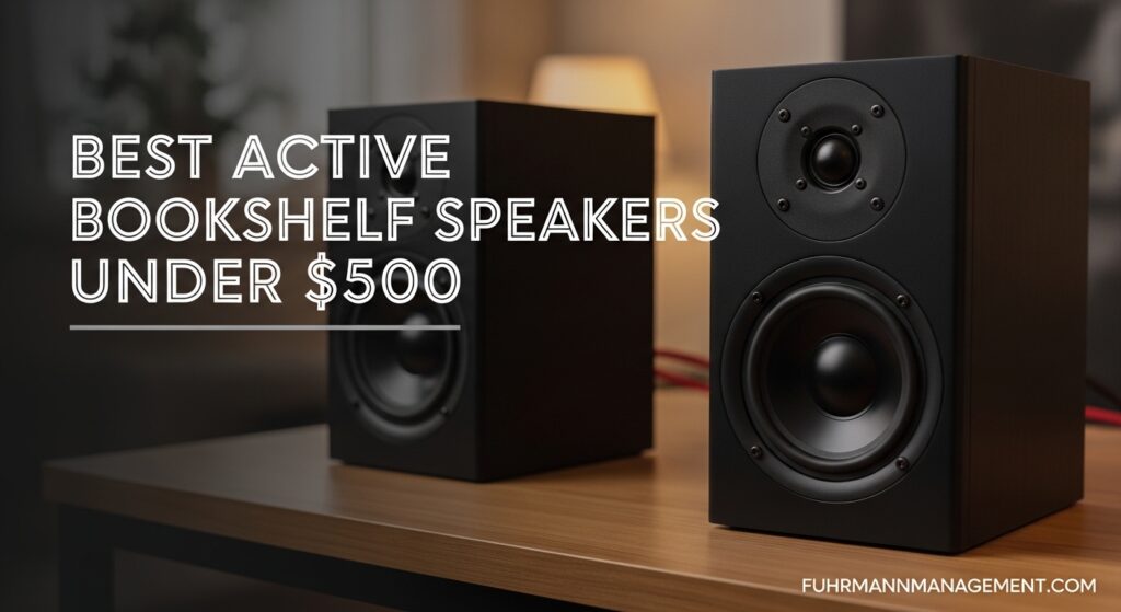 Best Active Bookshelf Speakers under $500