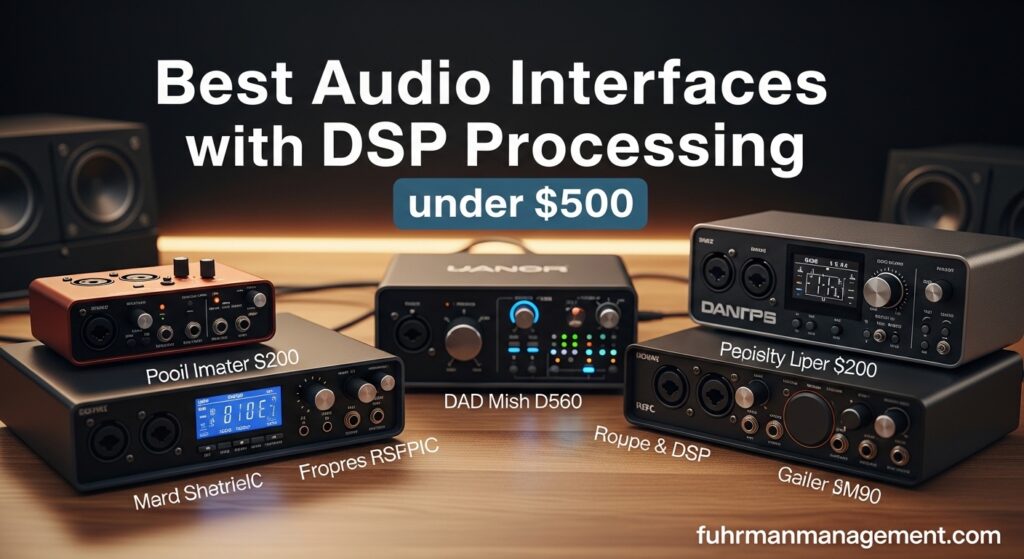 Best Audio Interfaces with DSP Processing under $500