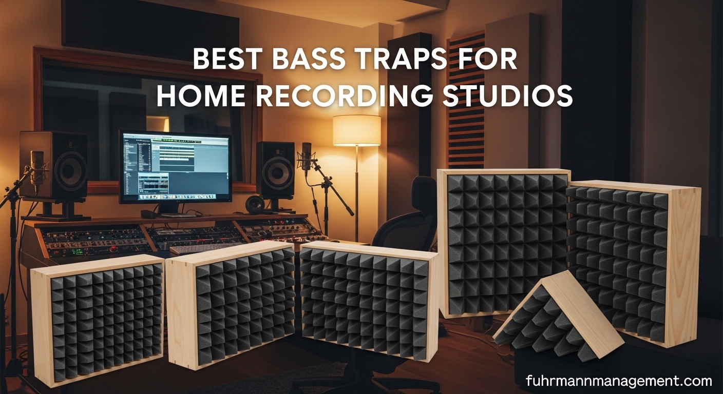 Best Bass Traps for Home Recording Studios