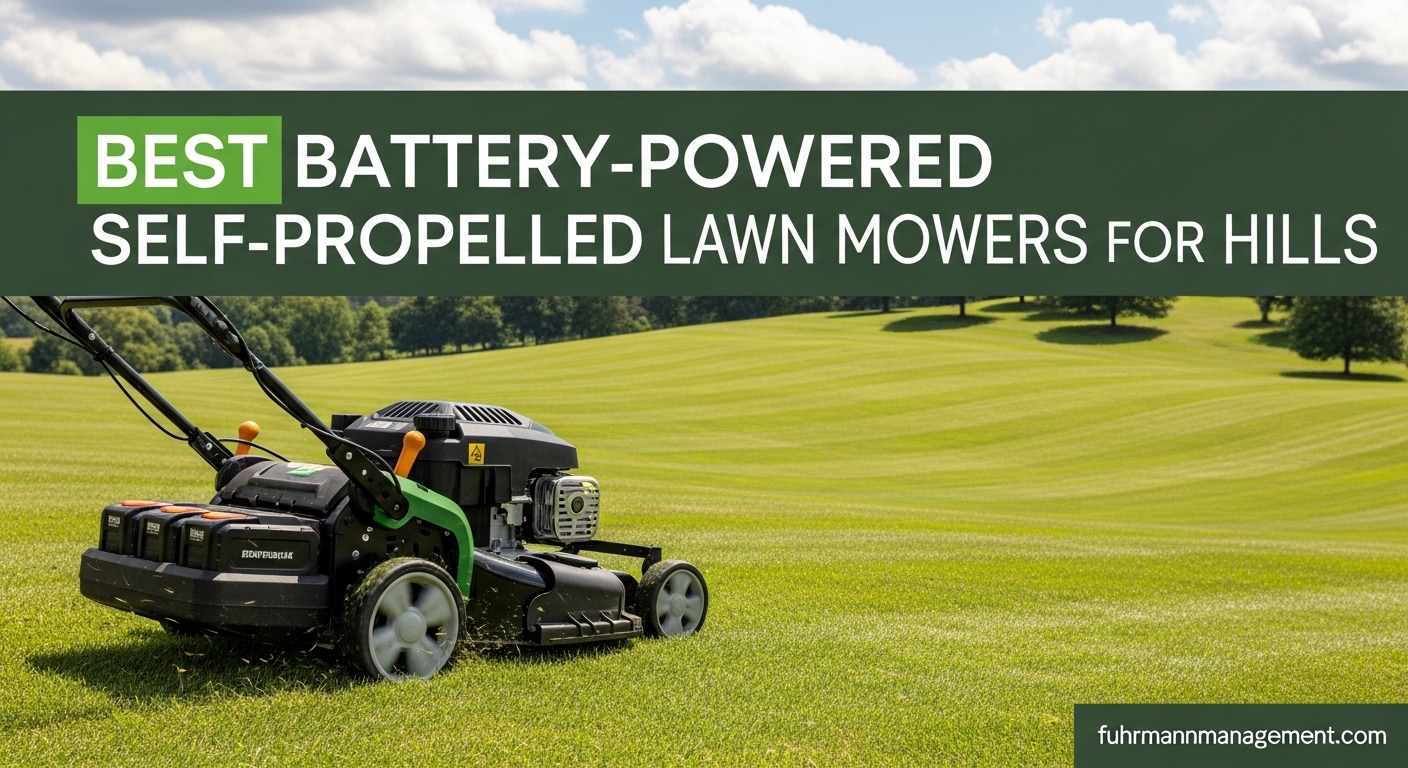 Best Battery-Powered Self-Propelled Lawn Mowers for Hills