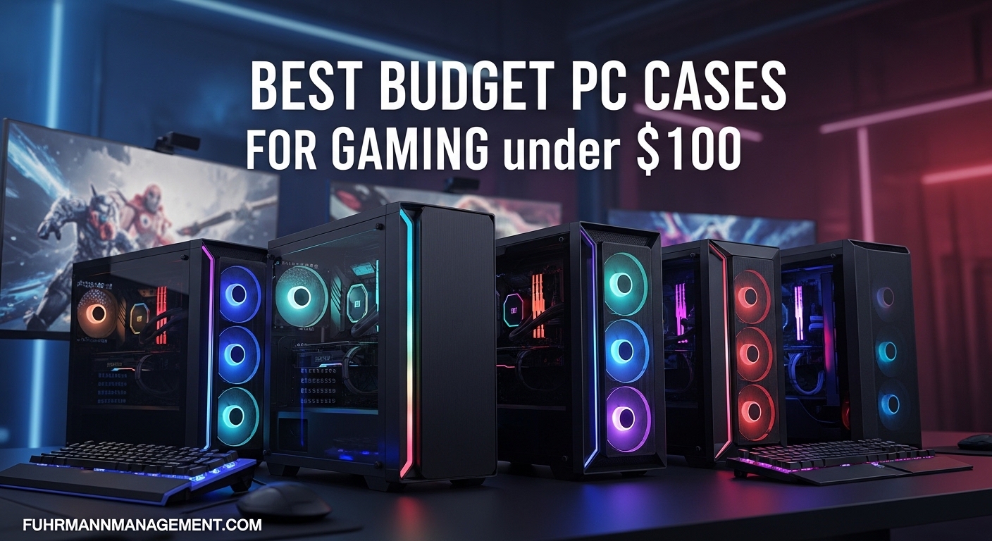 Best Budget PC Cases for Gaming under $100