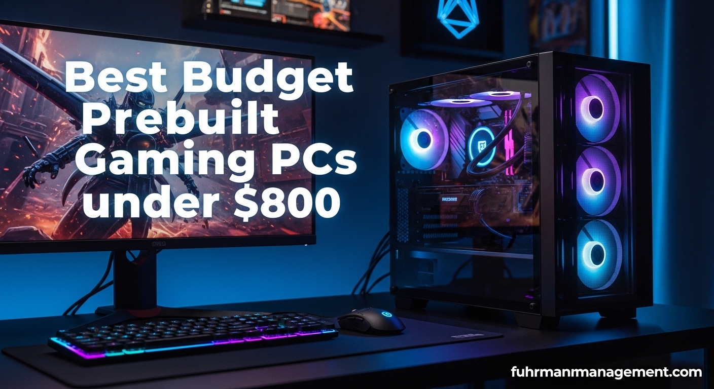 Best Budget Prebuilt Gaming PCs under $800