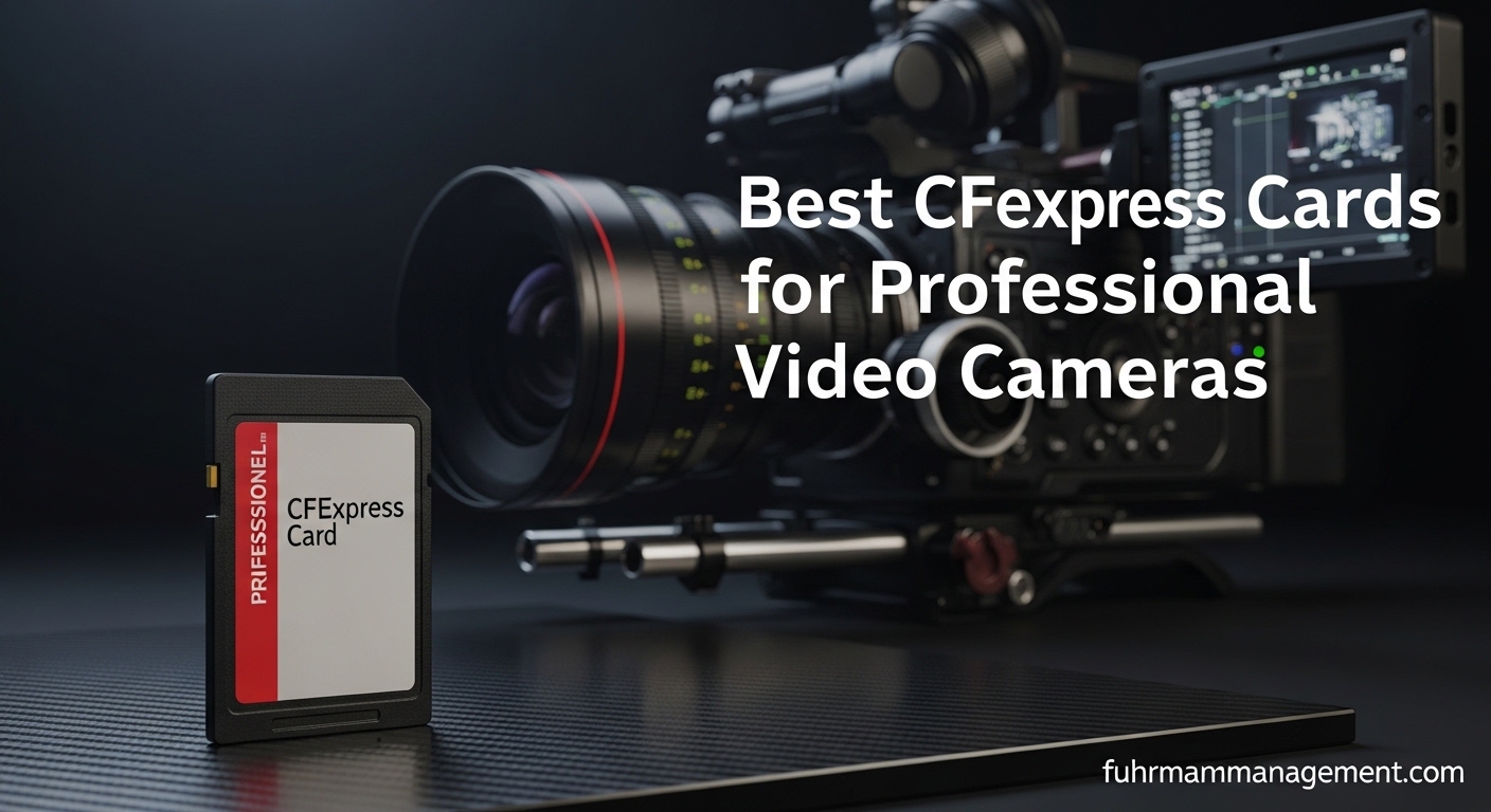 Best CFexpress Cards for Professional Video Cameras