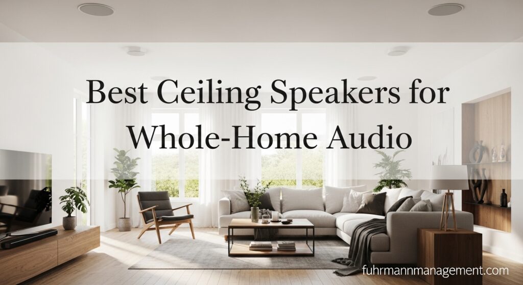 Best Ceiling Speakers for Whole-Home Audio