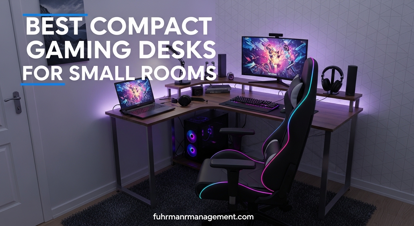 Best Compact Gaming Desks for Small Rooms
