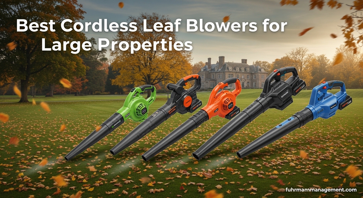 Best Cordless Leaf Blowers for Large Properties