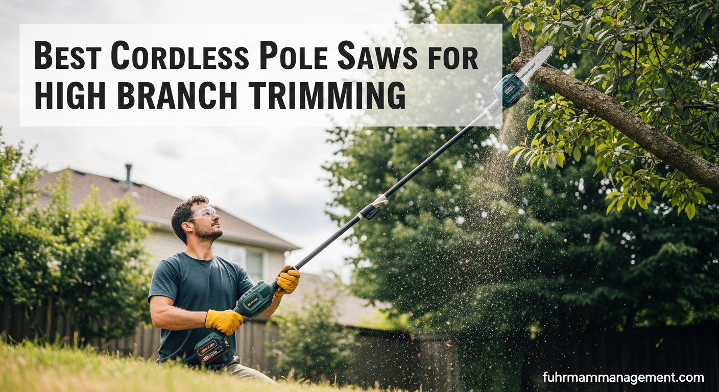 Best Cordless Pole Saws for High Branch Trimming