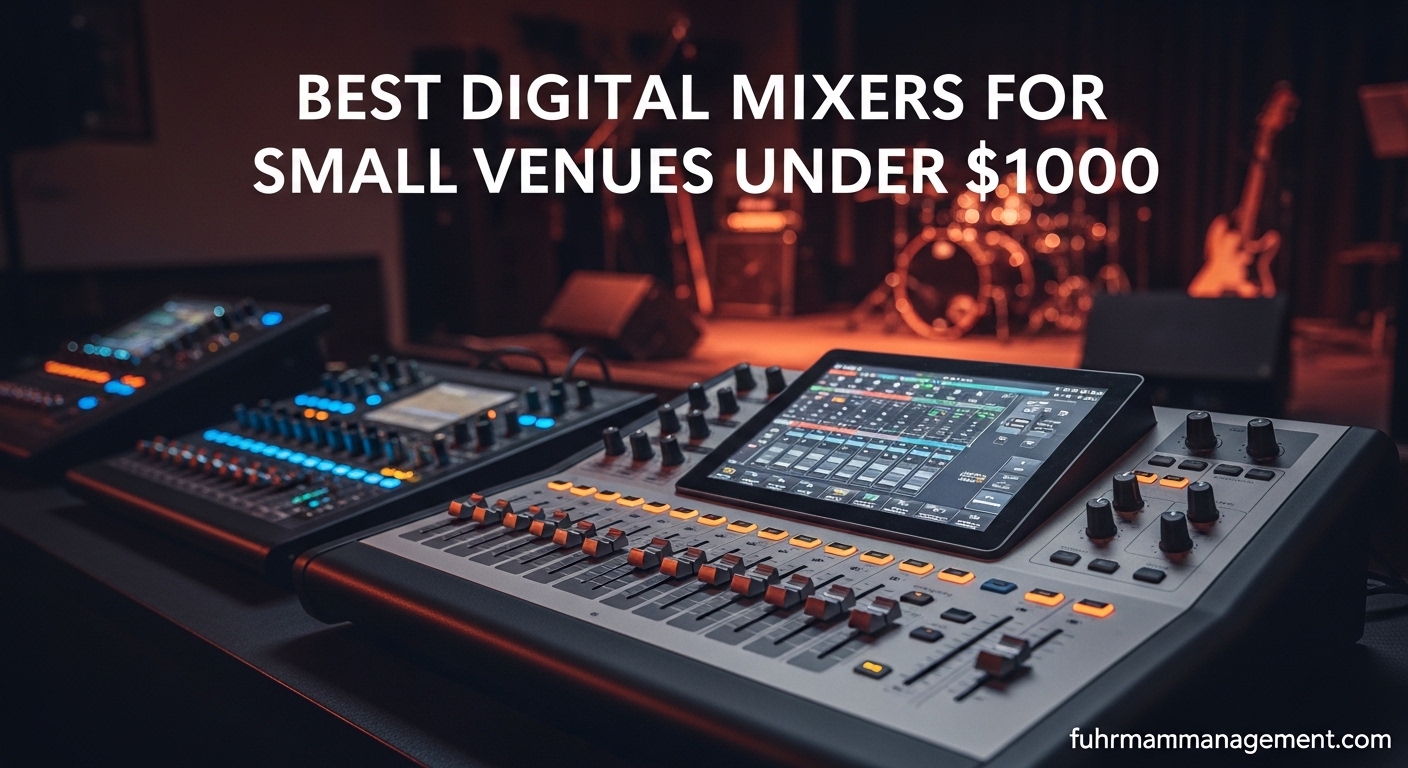 Best Digital Mixers for Small Venues under $1000
