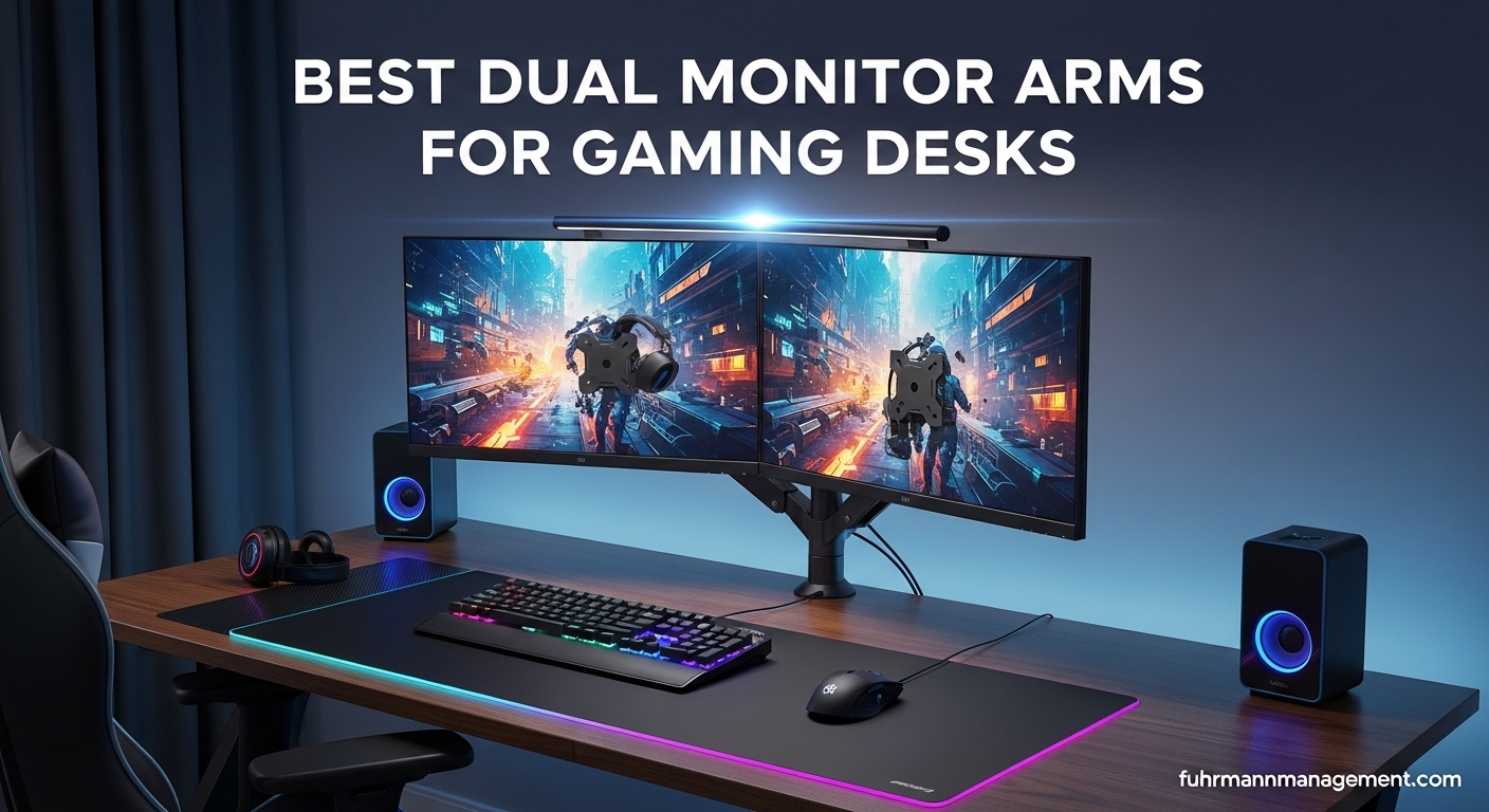 Best Dual Monitor Arms for Gaming Desks