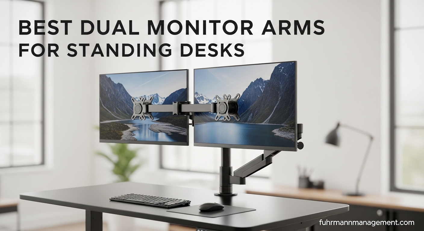 Best Dual Monitor Arms for Standing Desks