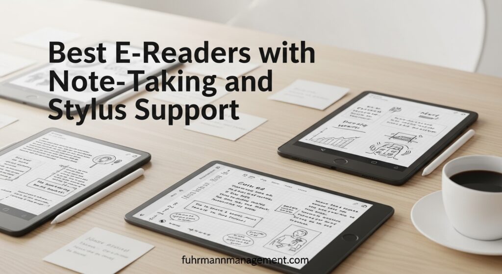 Best E-Readers with Note-Taking and Stylus Support