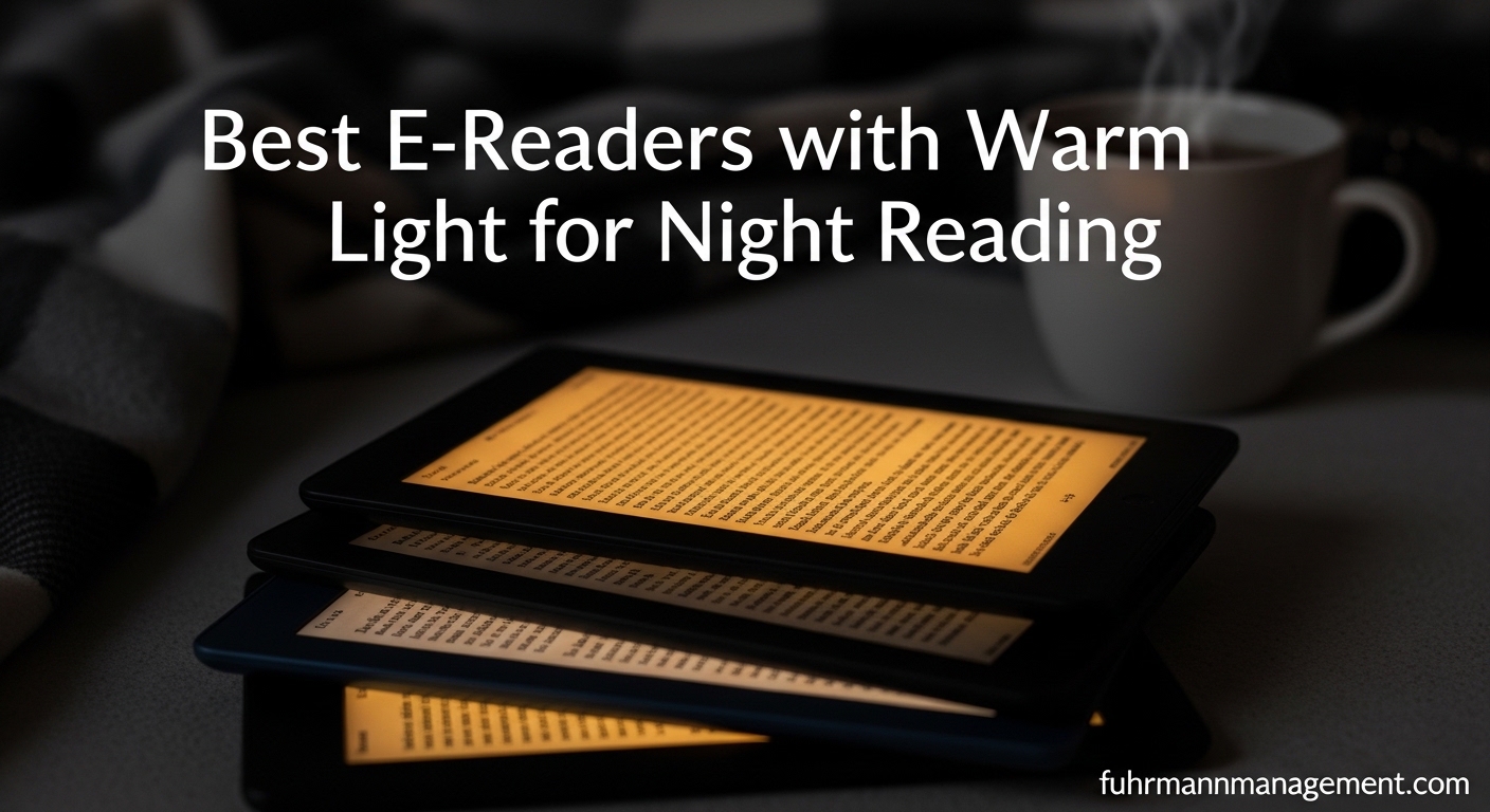 Best E-Readers with Warm Light for Night Reading