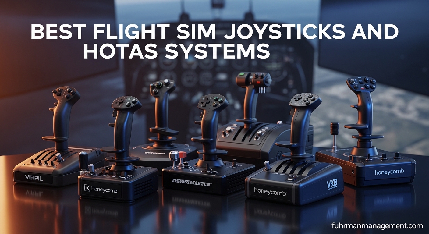 Best Flight Sim Joysticks and HOTAS Systems