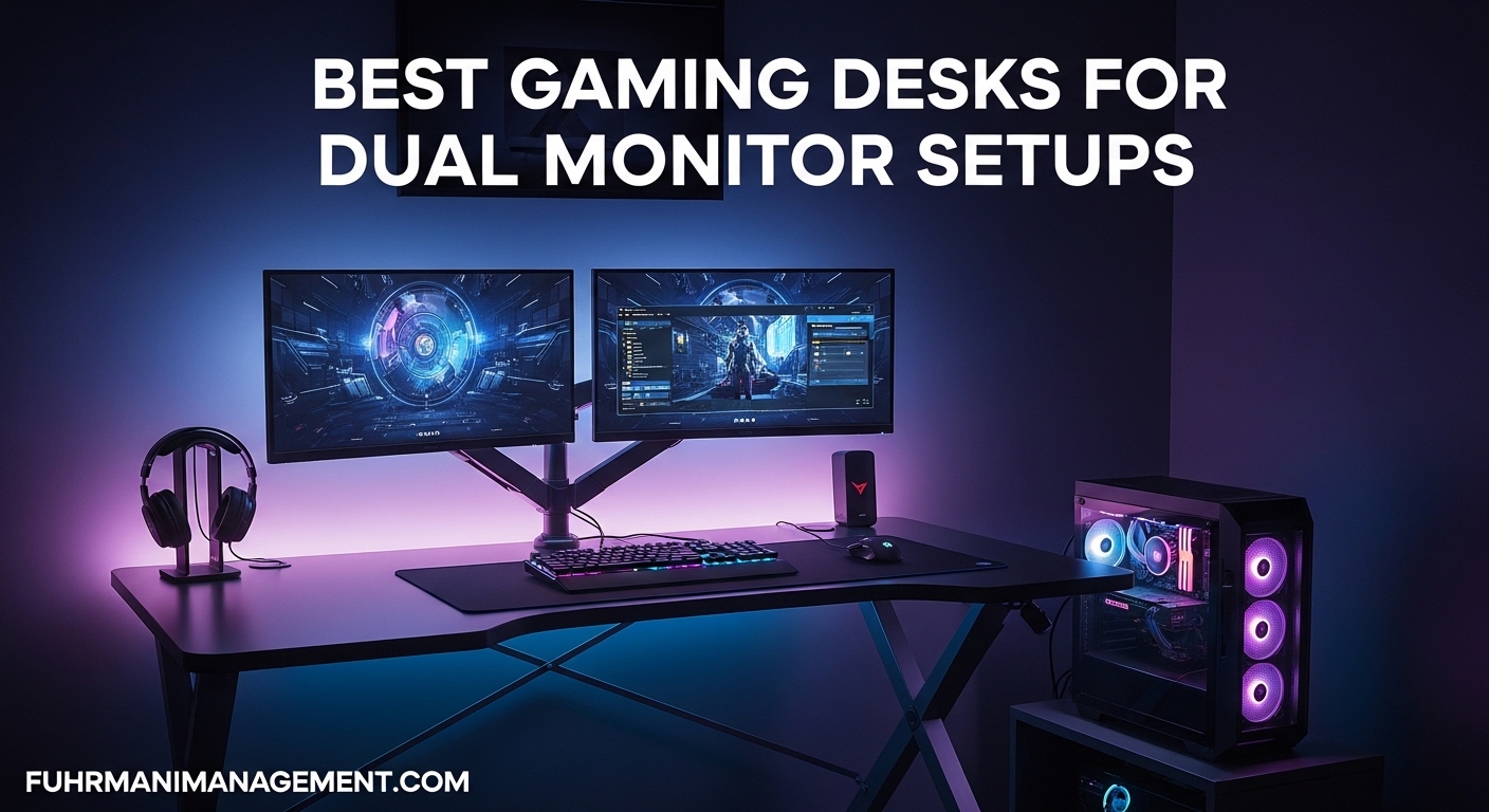 Best Gaming Desks for Dual Monitor Setups