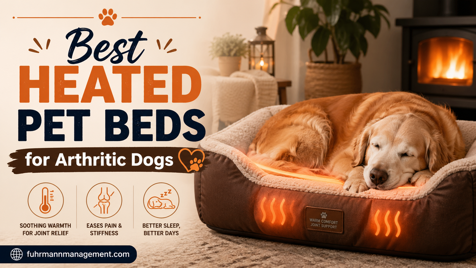 Best Heated Pet Beds for Arthritic Dogs