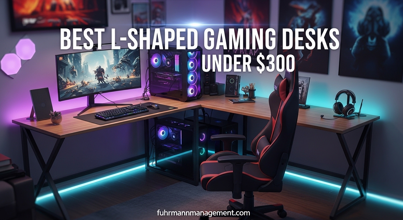 Best L-Shaped Gaming Desks under $300