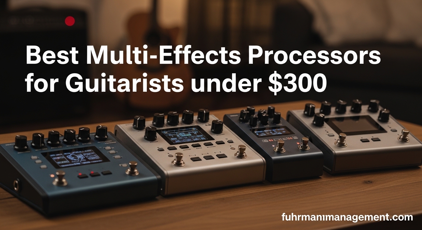 Best Multi-Effects Processors for Guitarists under $300
