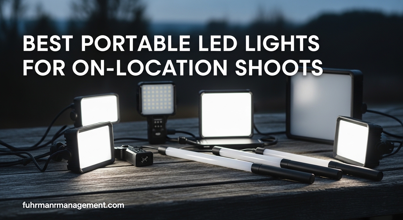 Best Portable LED Lights for On-Location Shoots