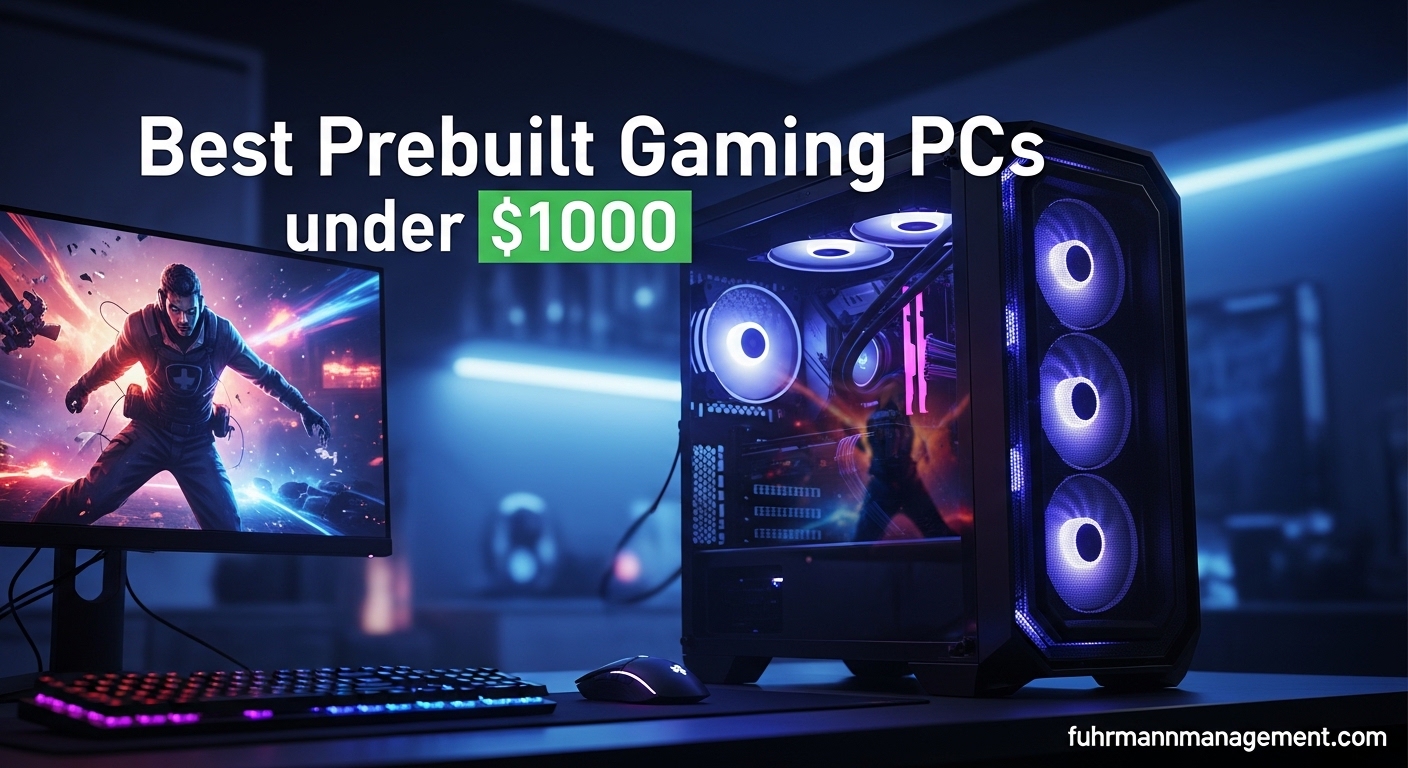 Best Prebuilt Gaming PCs under $1000
