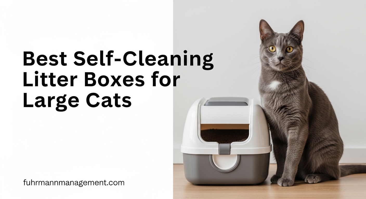 Best Self-Cleaning Litter Boxes for Large Cats