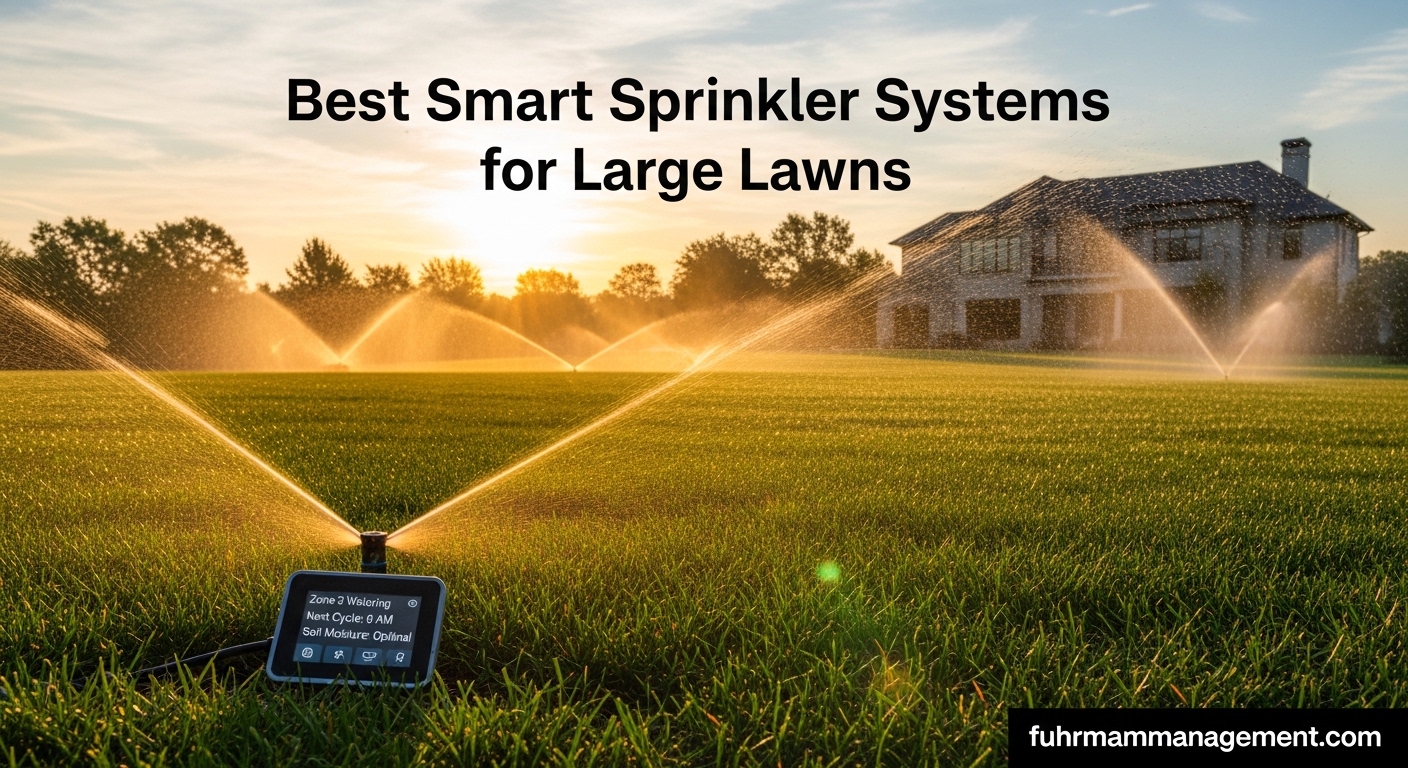Best Smart Sprinkler Systems for Large Lawns