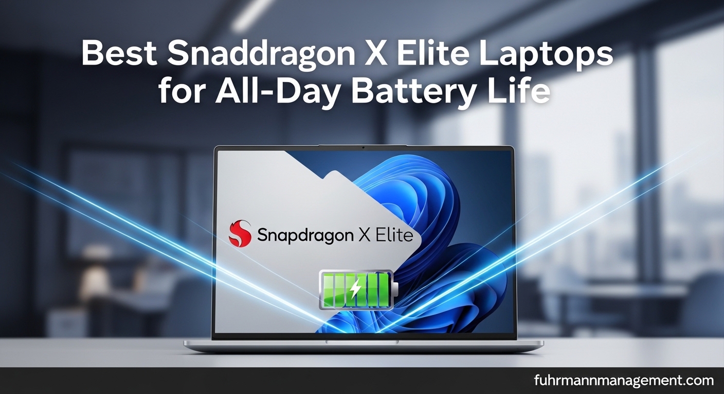 Best Snapdragon X Elite Laptops for All-Day Battery Life